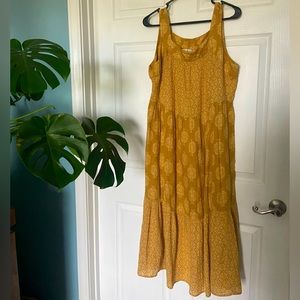 Wonderly Yellow flowy dress size PXL/1X